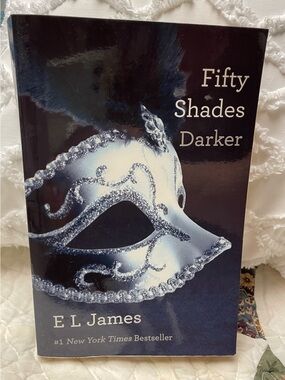 Fifty Shades Darker by E L James - Blue/Silver Cover